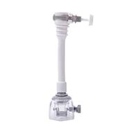 2 Modes 360 Rotatable Bubbler Water Saving High Pressure Nozzle Filter Tap Adapter Faucet Extender Bathroom Kitchen Accessories(Gray long)