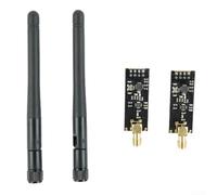 2 Módulo transceptor inalámbrico 4G NRF24L01+ con PA+ para LNA y antena, alcance de 1100 mt para dispositivos de comunicación inalámbrica DIY y IoT