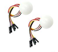 2 módulos de sensor de luz digital BH1750FVI con interfaz I2C para detectar intensidad de luz que va desde 1 a 65535 lux adecuado para pantallas y control de iluminación