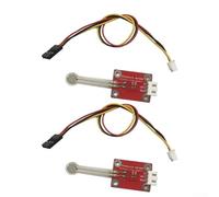 2 módulos de sensor de presión de película fina, resistencia sensible resistiva, rango de 0 a 5 kg, para proyectos domésticos de robótica Arduino, rojo, blanco, verde (cable de alimentación))