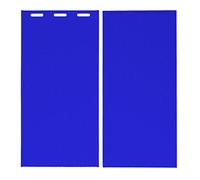 2 moldes de cera de abejas de goma de silicona de 5,4 mm - Molde de hoja de base de prensa con patrón de panal - Equipo de apicultura para base de cera de abejas 44x28 cm (Azul oscuro)