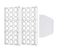 2 Moldes De Chocolate, 1 Raspador De Masa, Molde De Chocolate Transparente, Molde Redondo Para Postre, Molde Para Hornear Diy, Adecuado Para Gelatina, Dulces, Cubitos De Hielo