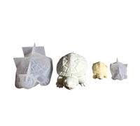 2 moldes de figuras de tortugas, materiales de silicona de alta calidad que garantizan un fácil desmoldeo para hogares creativos y diseños de regalo, molde de silicona resistente