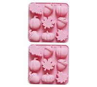 2 Moldes De Frutas 3D, Moldes De Silicona De Calabaza De Hoja De Arce, Moldes De Chocolate Para Manualidades Diy, Moldes De Silicona De Otoño, Herramientas Para Hacer Dulces De Postre