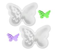 2 moldes de mariposa, moldes de silicona, moldes de yeso, moldes para velas de mariposa, accesorios para manualidades, velas de yeso de jabón