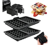 2 moldes de silicona belga, accesorios para freidora de aire caliente, apilables para ninja, compatible con AF300EU, AF400EU, AF451EU, SL400EU y AF500DE