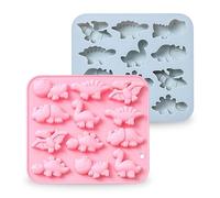 2 moldes de silicona para cubitos de hielo para niños, diseño de oso de gominolas