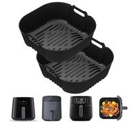 2 moldes de silicona para freidora de aire caliente, accesorios para Philips Airfryer XL - 6,2 L (HD9270)/5000 Serie XXL, 7,2 L (HD9285), inserto de silicona para freidora de aire, para COSORI 4,7L