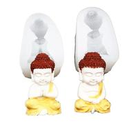 2 moldes de velas con figura de Dios para manualidades, bricolaje, fabricación de velas, jabón, chocolate, decoración del hogar,