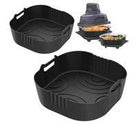 2 Moldes Silicona Freidora de Aire para Ollas de Vidrio 3,8 L y 1,4 L