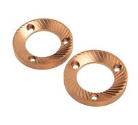 2 molinillos de café chapados de 64 mm con fresas planas multiusos de acero profesional para DF64 DF64P DF64E DF64V Ceado E5P E6P E37J Mazzer Super Jolly E Anfim Caimano Cody II Lagom P6