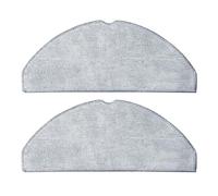 2 Mopas de Microfibra Para Xiaomi Vacuum S20 (D106), 3C, E10, Pack De 2 Trapos de Reemplazo, Kit De Repuestos Para Aspiradora Robot Vacuum, Para Xiaomi Mijia Vacuum Mop 3C (C103) / 3C Plus (B112)