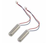 2 motores de vibración impermeables CC 3.7 V para cepillo de dientes eléctrico, motor vibrador sin núcleo de 18000 RPM con cables de 60 mm, repuesto de masajeador de metal de 7 x 25 mm