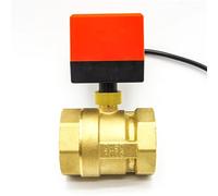2" Motorized Ball Valve 220V 12V 24V 3-Wire 2 Point Control DN50 Brass Electric Ball Valve(220VAC)