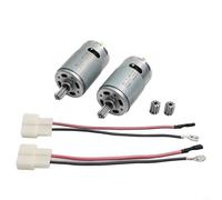 2 motorreductores RS550 de alta velocidad de 12 V 30000 RPM de 10 dientes con construcción de alambre de cobre, conectores de cambio rápido para una fácil instalación, compatible con Fisher