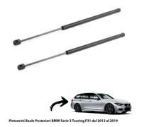 2 Muelles A Gas Pistones Maletero Equipaje X BMW Serie 3 Touring F31 De 2012