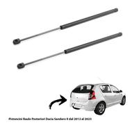 2 Muelles A Gas Pistones Maletero Equipaje X Dacia Sandero II De 2012