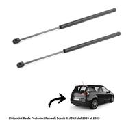 2 Muelles A Gas Pistones Maletero Equipaje X Renault Scenic III JZ0/1 De 2009