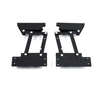 2 muelles de bisagra elevador de muebles de mesa de café mecanismo de bisagra de acero para mesa de comedor, escritorio o mesa de ordenador