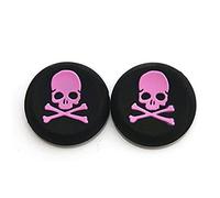 2 muñequeras de mano para Sony PSP 1000 2000 3000 Go PS Vita PS3 Move cámaras, Nintendo DS DS Lite DSi DSi XL 2DS 3DS 3DS XL Wii Wii Remote Wii U, reproductores de música MP3 - azul (rosa calavera)