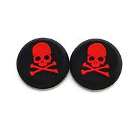 2 muñequeras de mano para Sony PSP 1000 2000 3000 Go PS Vita PS3 Move cámaras, Nintendo DS DS Lite DSi DSi XL 2DS 3DS 3DS XL Wii Wii Remote Wii U, reproductores de música MP3 azul (rojo calavera)