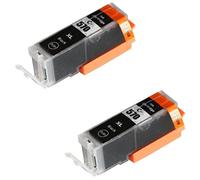 2 Negro Cartuchos de Tinta compatibles para Canon Pixma MG5750 MG5751 MG6850 MG6851 MG7750 TS5050 TS6050 MG5752 MG5753 MG6852 MG6853 TS5051 TS5053 TS6051 TS6052 | PGI-570PGBK XL