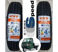 2 Neumáticos 125 R12 C 8PR CST CL02 para Camioneta Abeja 125 12 + 2 Tubos R12