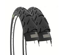 2 Neumáticos 16X1.95 (50-305) de Tacos Negros MTB 16” BMX Infantil City