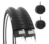 2 neumáticos 20 x 1,75 (47-406) + cámaras de neumáticos de Carretera Negras Graziella City Bike Bicicleta Niño