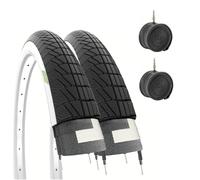 2 Neumáticos Juventus + 2 Cámara de Aire 20 X 1.75 (47-406) Bici Paseo Graziella