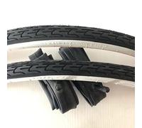 2 neumáticos 26 1 3/8 Deli Tire blanco + 2 cámaras holandesas