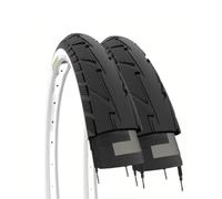 ECOVELO Copertoni A Marchio 26 X 1.75 (47-559) 2 neumáticos 26 x 1,75, Adultos Unisex, Blanco/Negro, 26"