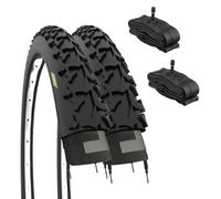 2 Neumáticos 26 X 1.90 + Cámaras América Gomas Bicicleta 26" MTB Montaña Adulto