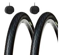 2 Neumáticos 26 X 1.95 + Cámaras De Aire De Carretera 50-559 Gomas Slick 26” MTB