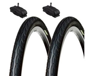 2 neumáticos 26 x 1,95 + Camere America neumáticos de Carretera 50-559 neumáticos Slick x Carretera Bicicleta híbrida MTB montaña Adulto