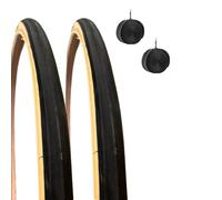 2 neumáticos 700 x 28 C + cámaras neumáticas de Carretera de Goma Bicicletas City Bike Fixed Racing 28 x 1 5/8 x 1/8