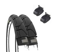 2 Neumáticos 700X45 C + Habitaciones América Demi Slick Gravel Bike Adulto