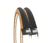2 Neumáticos 700X35 Gomas Bicicleta Ciudad Trekking Negro Para 28 1 5/8 3/8