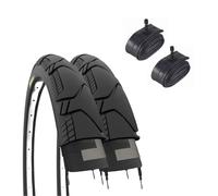 2 Neumáticos 700X45 C + Habitaciones América Demi Slick Gravel Bike Adulto