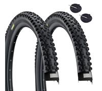 2 Neumáticos Bici 29 x 2.25 (57-622) + Cámaras de Aire Montain Bike Punción