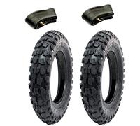 2 neumáticos Cross 100/90-10 + cámaras neumáticas Union compatibles con Piaggio Ape 50 Minicross Mini Moto Scooter 6PR