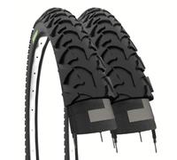 2 neumáticos de 16 x 1,75 (47-305), neumáticos Negros con Tachuelas para Bicicleta de montaña para niño