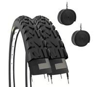 2 neumáticos de 20 x 2.00 (50 - 406) + cámaras neumáticas Ajustadas para Bicicleta MTB BMX Bicicleta de 20 Pulgadas para niño City Bike