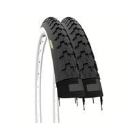 ECOVELO 2 Neumáticos 26 X 1 1/2 (40-584), Adultos Unisex, Blanco/Negro