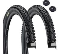 2 neumáticos de 29 x 2,25 (57-622) + cámaras de Aire para Bicicleta de montaña de 29 Pulgadas con protección antipinchazos, Ideal para rutas Todoterreno