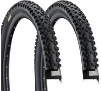 2 neumáticos de 29 x 2,25 (57-622) para Bicicleta de montaña de 29 Pulgadas con protección antipinchazos, Ideal para rutas Todoterreno