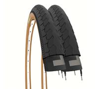 2 neumáticos 26" x 1 3/8 (37-590) neumáticos para Bicicleta Negra para Bicicleta de Ciudad de Carretera Adulto Vintage Holanda