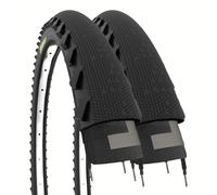 2 neumáticos Demi Slick 26 x 1.95 | Neumáticos 50-559 para MTB Trekking Bike Bicicleta Híbrida Mountain Bike CityBike