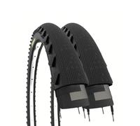 ECOVELO 2 neumáticos Demi Slick 26 x 1,95 2 Cubiertas, Adultos Unisex, Negro, 26