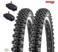 2 Neumáticos Kenda 20" X 1.75 + Cámaras América Neumáticos Mountain Bike Niño